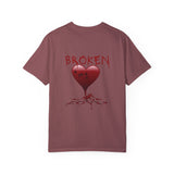 Load image into Gallery viewer, Broken Heart Unisex Garment-Dyed T-shirt