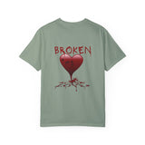 Load image into Gallery viewer, Broken Heart Unisex Garment-Dyed T-shirt