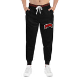 Load image into Gallery viewer, Black&amp;Red Backwood Athletic Joggers