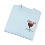 Load image into Gallery viewer, Broken Heart Unisex Garment-Dyed T-shirt