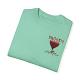 Load image into Gallery viewer, Broken Heart Unisex Garment-Dyed T-shirt