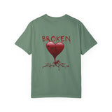 Load image into Gallery viewer, Broken Heart Unisex Garment-Dyed T-shirt