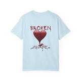 Load image into Gallery viewer, Broken Heart Unisex Garment-Dyed T-shirt