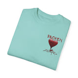 Load image into Gallery viewer, Broken Heart Unisex Garment-Dyed T-shirt