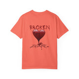 Load image into Gallery viewer, Broken Heart Unisex Garment-Dyed T-shirt