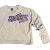 Load image into Gallery viewer, &quot;It&#39;s Me, Hi! I&#39;m the problem, its me&quot; Long Sleeve Crop Tee