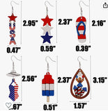 Load image into Gallery viewer, 4th of July Earrings