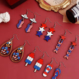 Load image into Gallery viewer, 4th of July Earrings