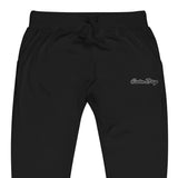 Load image into Gallery viewer, Black &amp; White logo Unisex fleece sweatpants