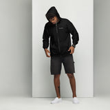 Load image into Gallery viewer, Black &amp; White logo Unisex heavy blend zip hoodie