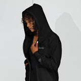 Load image into Gallery viewer, Black &amp; White logo Unisex heavy blend zip hoodie